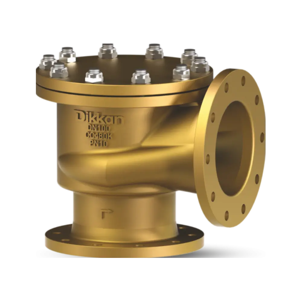 клапан обратный угловой бронзовый VG PN 4.10.250