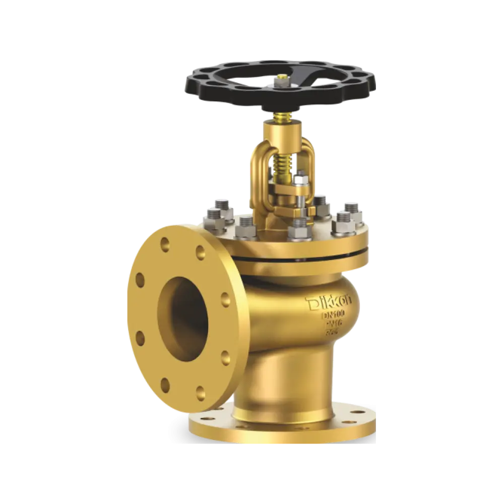 клапан запорный угловой длинный облегченный DN 100 PN 16