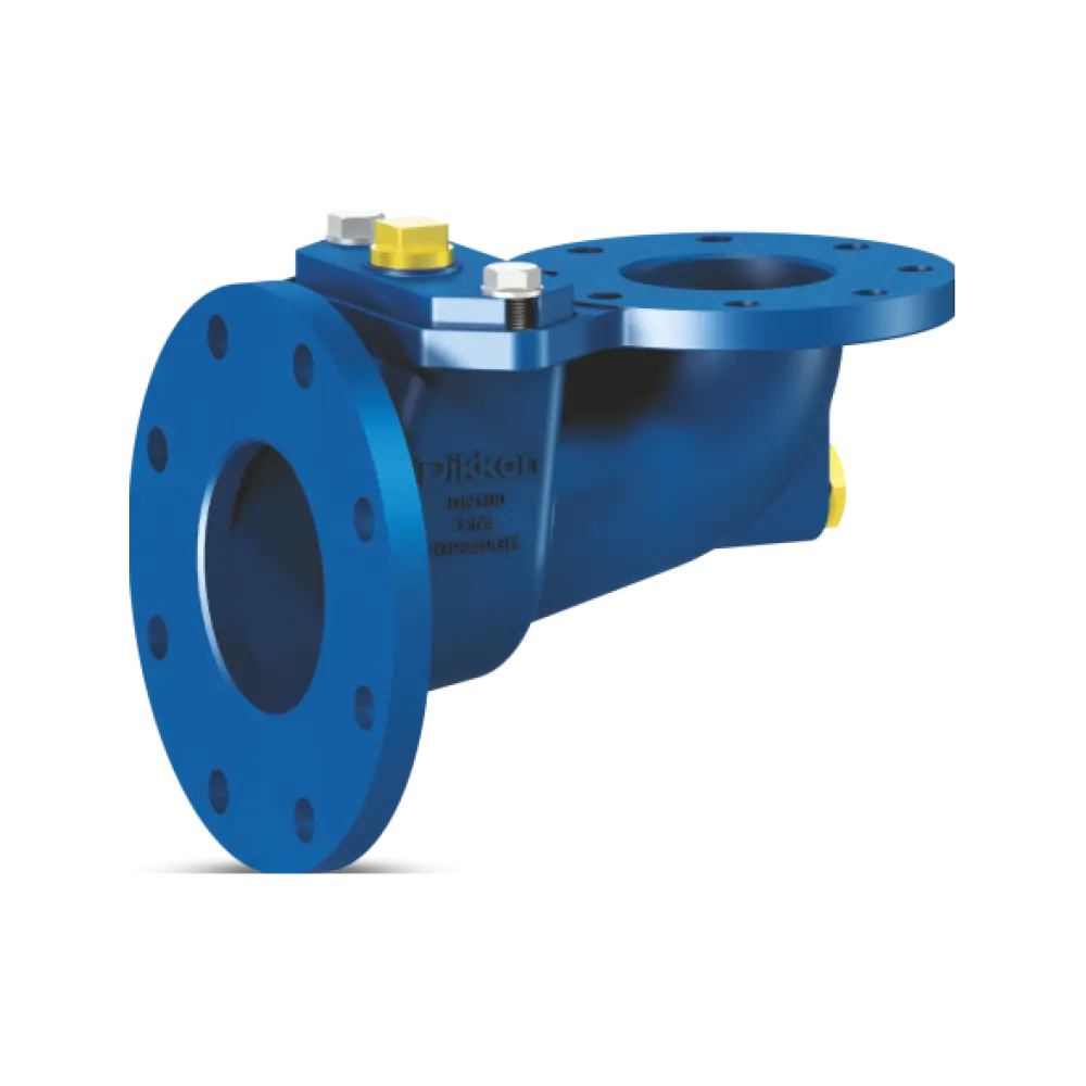 клапан запорный угловой без запирающего устройства DN 125 PN 10