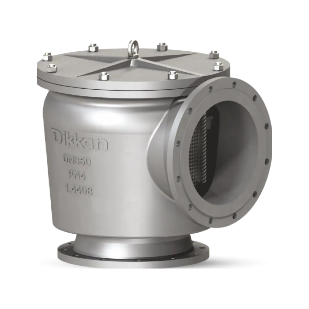 грязевая коробка с корзиной угловая большая DN 350 PN 10