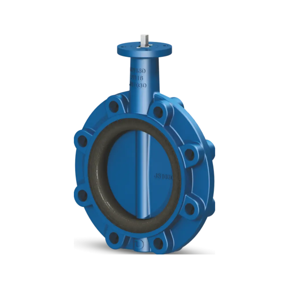 затвор дисковый межфланцевый со сменной NBR-манжетой DN 125 PN 16