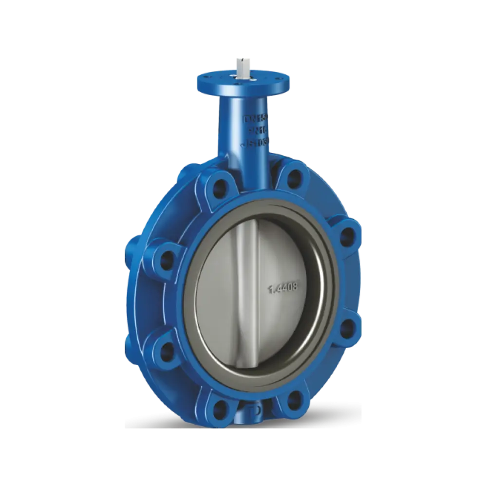 затвор дисковый межфланцевый со сменной NBR-манжетой DN 125 PN 16