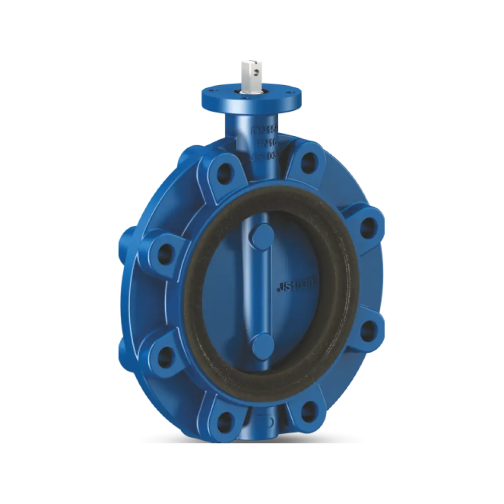 затвор дисковый межфланцевый с вулканизированной NBR-манжетой DN 250 PN 10