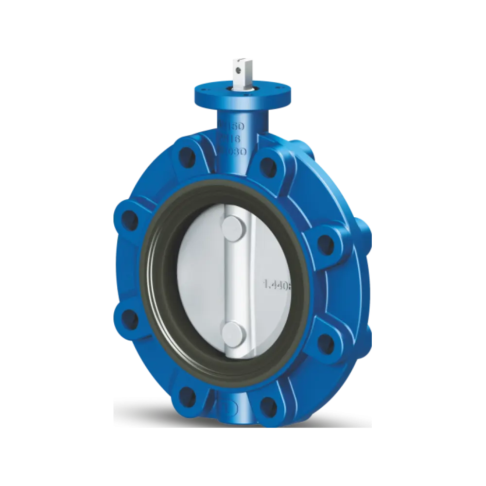 затвор дисковый межфланцевый с вулканизированной NBR-манжетой DN 300 PN 10