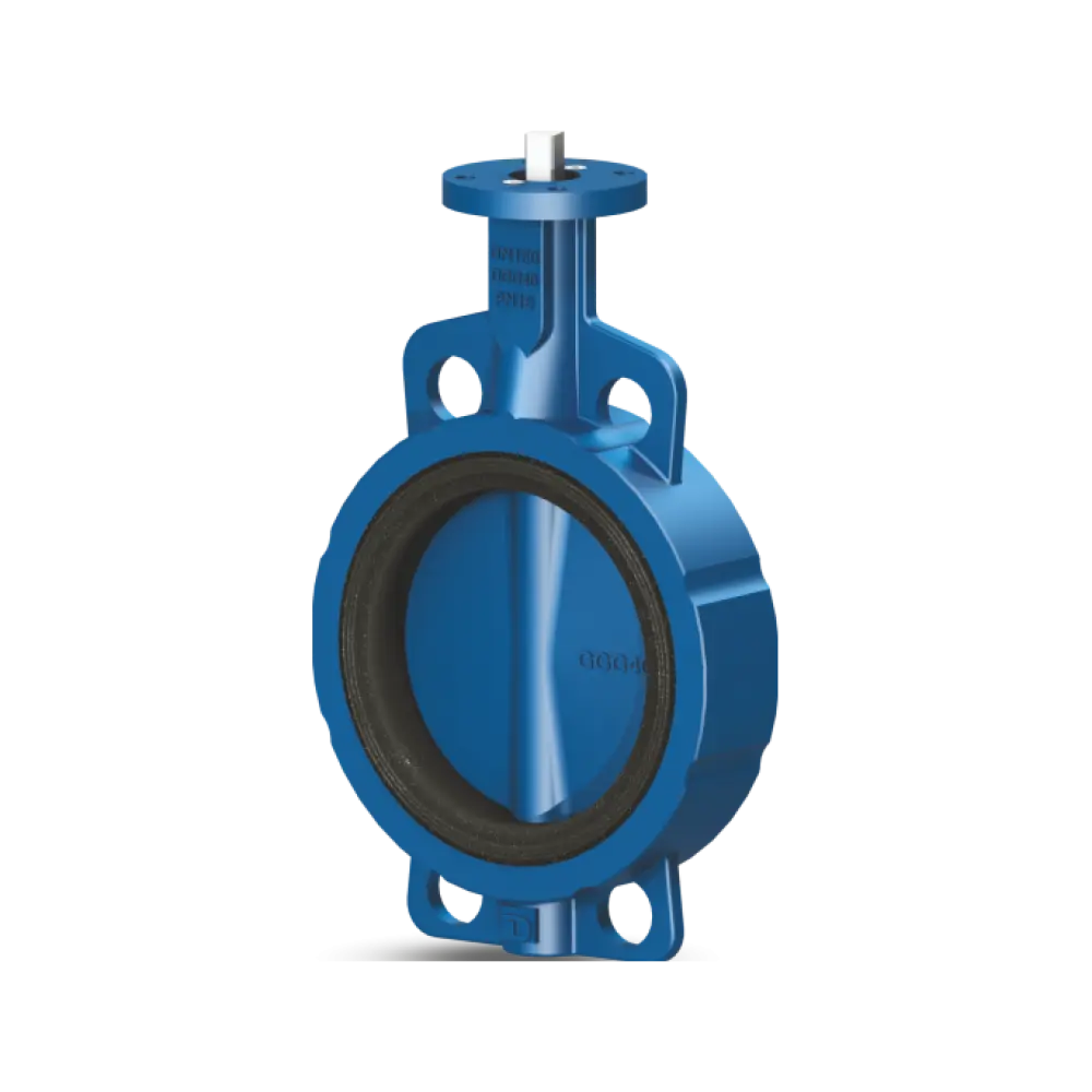 затвор дисковый межфланцевый со сменной NBR-манжетой DN 25 PN 16