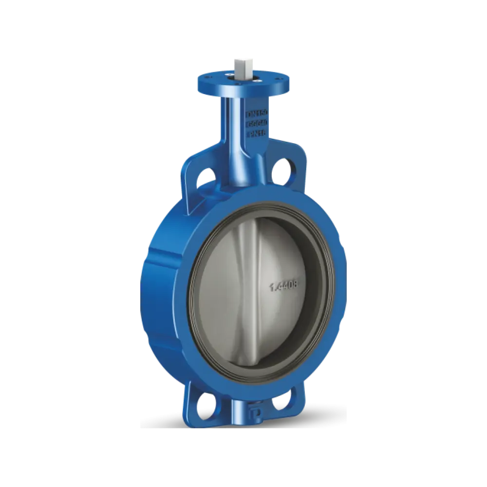 затвор дисковый межфланцевый со сменной NBR-манжетой DN 80 PN 16
