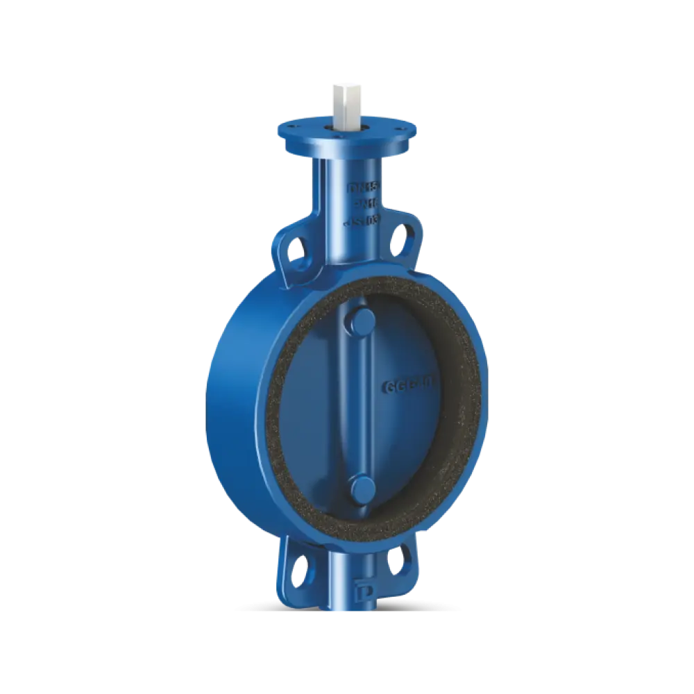 затвор дисковый межфланцевый с вулканизированной NBR-манжетой DN 250 PN 10