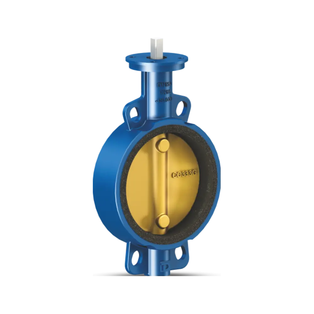 затвор дисковый межфланцевый с вулканизированной NBR-манжетой DN 80 PN 16