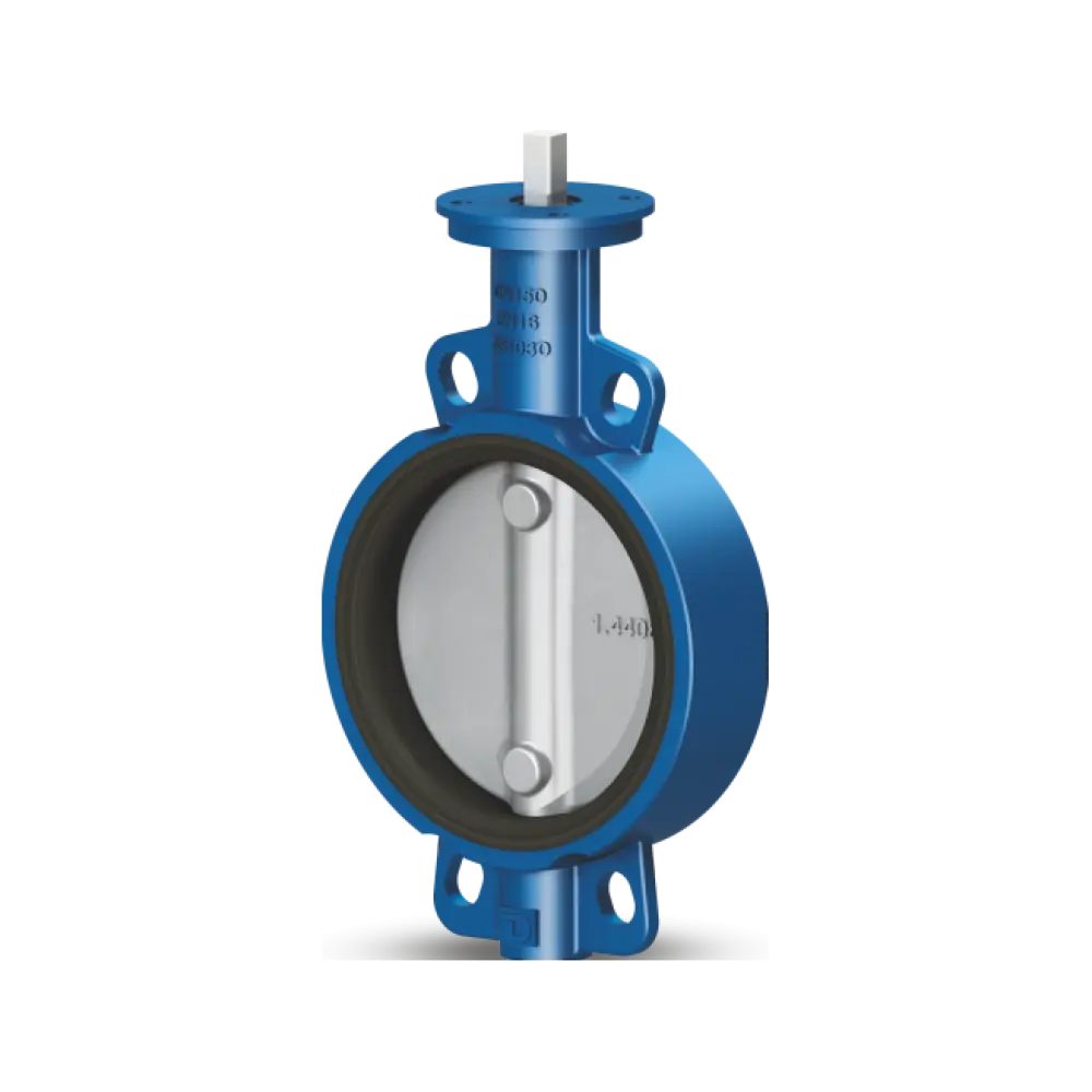 затвор дисковый межфланцевый с вулканизированной NBR-манжетой DN 600 PN 10