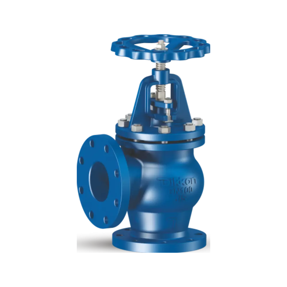 клапан запорный угловой с клапаном из нержавеющей стали JIS 5K.050