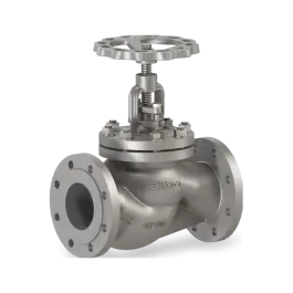 Фото товара клапан запорный полусферный фланцевый проходной с крышкой на болтах DN 250 PN 10 вид спереди