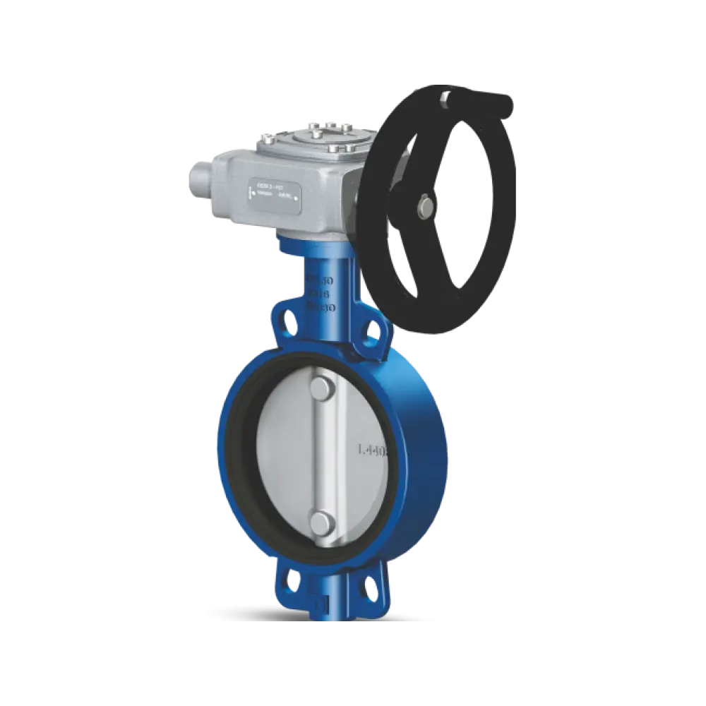 затвор дисковый межфланцевый с вулканизированной NBR-манжетой DN 500 PN 10