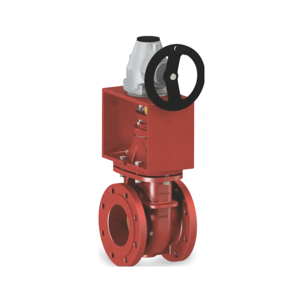 задвижка с коническим редуктором DN 100 PN 16