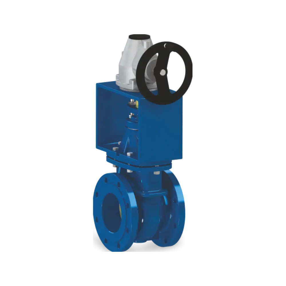 задвижка с коническим редуктором DN 80 PN 16