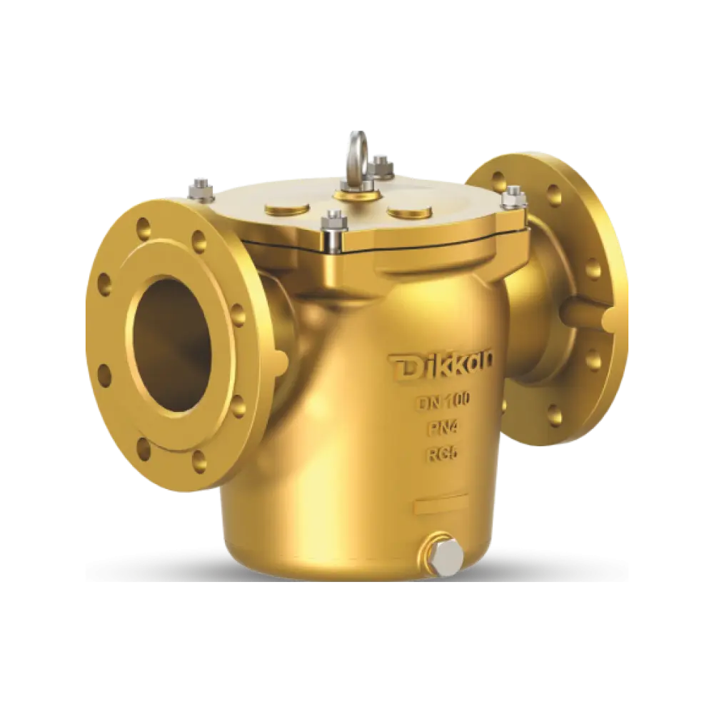 грязевая коробка с корзиной проходная бронзовая DN 125 PN 10