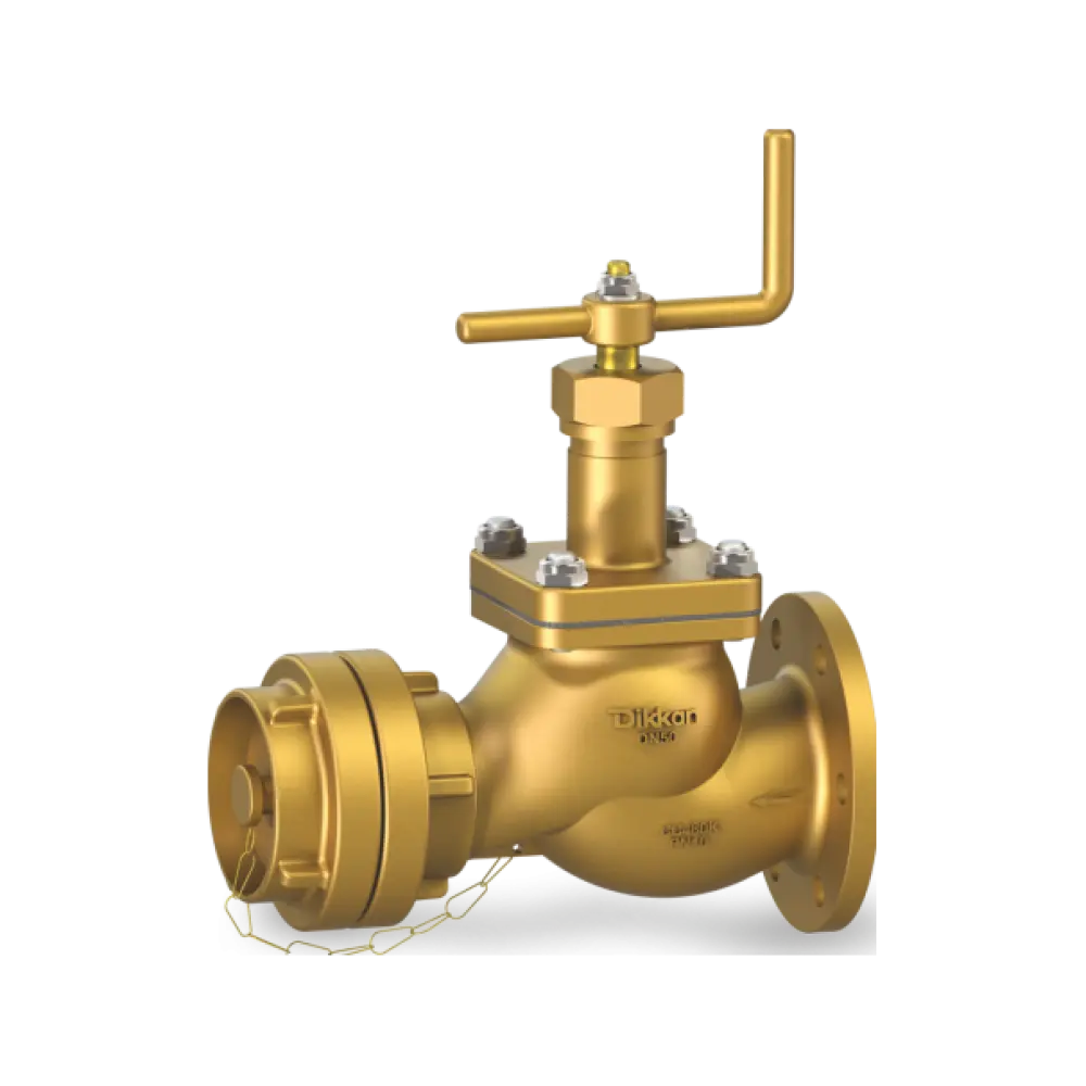 клапан пожарный проходной бронзовый VG DN 65 PN 10