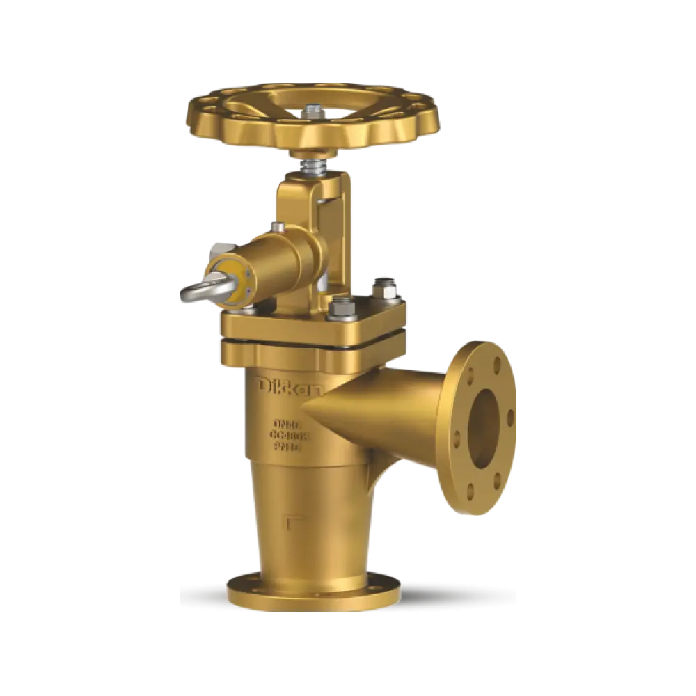 клапан быстрозапорный угловой бронзовый DN 65 PN 16