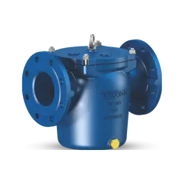 Фото товара грязевая коробка с корзиной проходная DN300 PN10 вид спереди