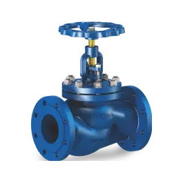 Фото товара клапан запорный полусферный фланцевый проходной с крышкой на болтах DN 25 PN 40 вид спереди