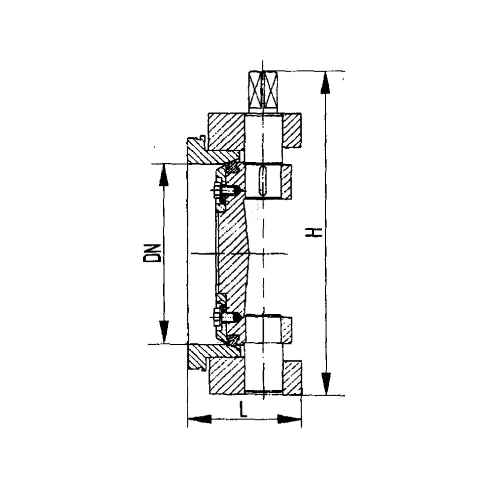 затвор дисковый поворотный DN 150