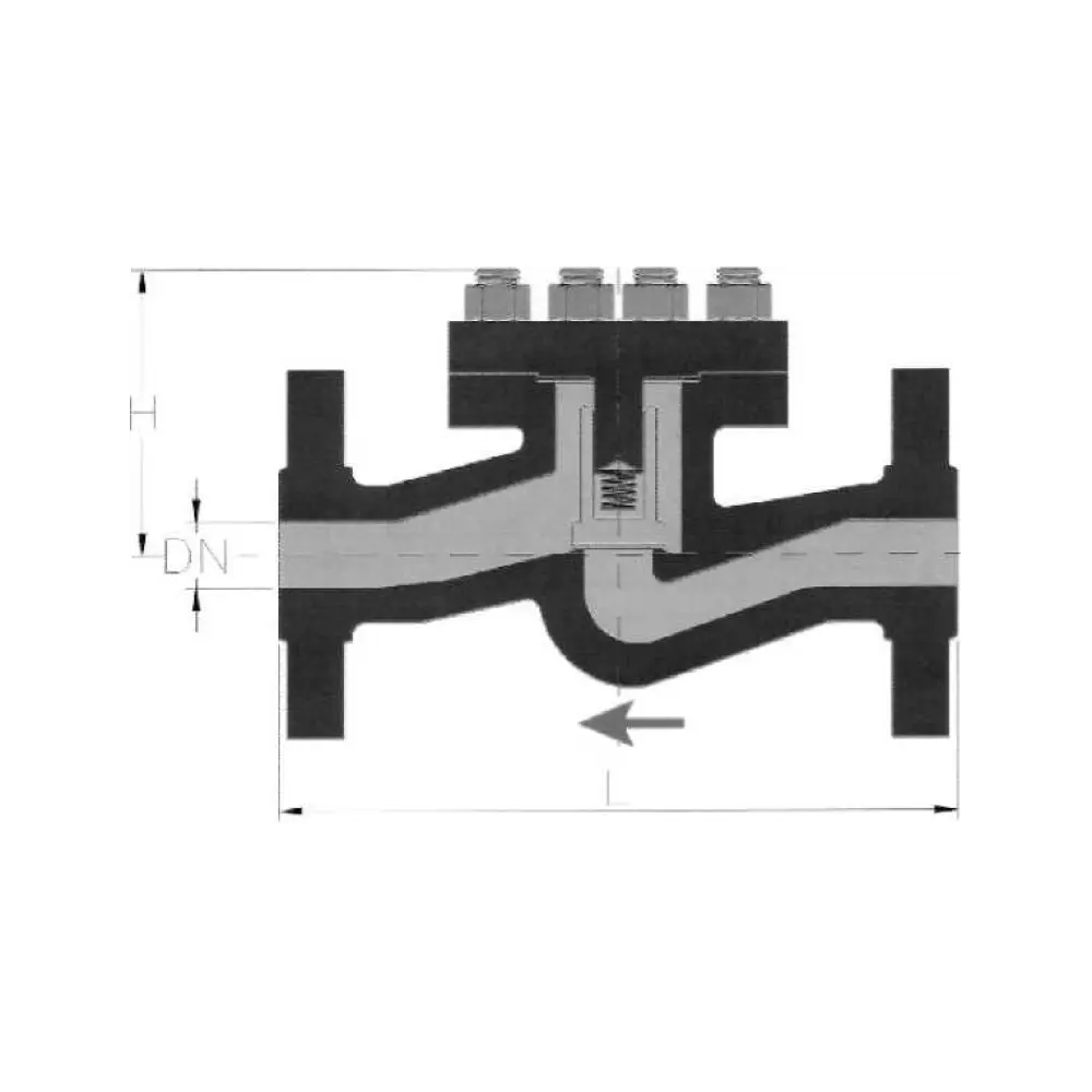 клапан невозвратный высокого давления NW/DN 50 PN 63-160