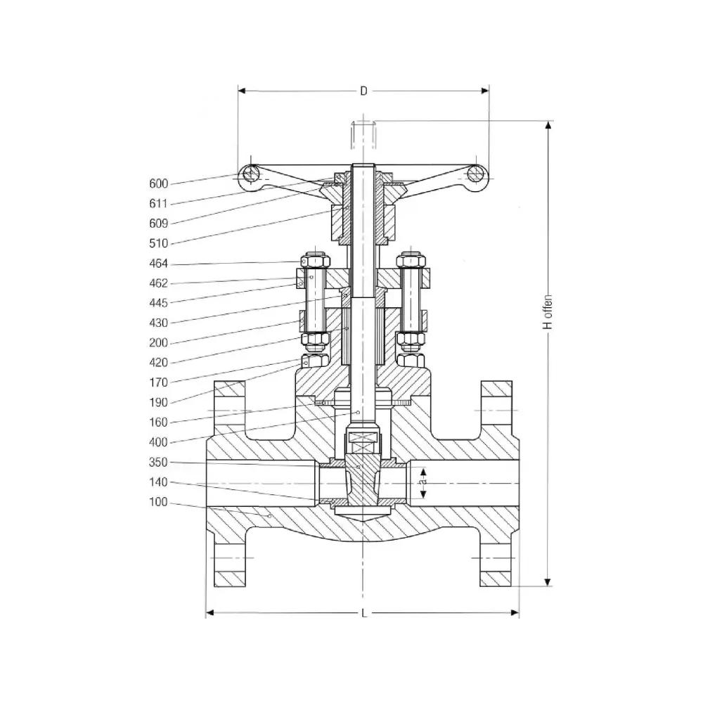 задвижка клинкетная NW/DN 15 PN 40