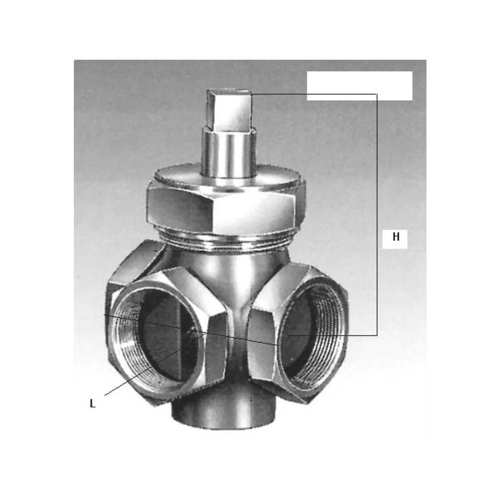 пробка муфтовая 3-х ходовая DN G 2 PN 10