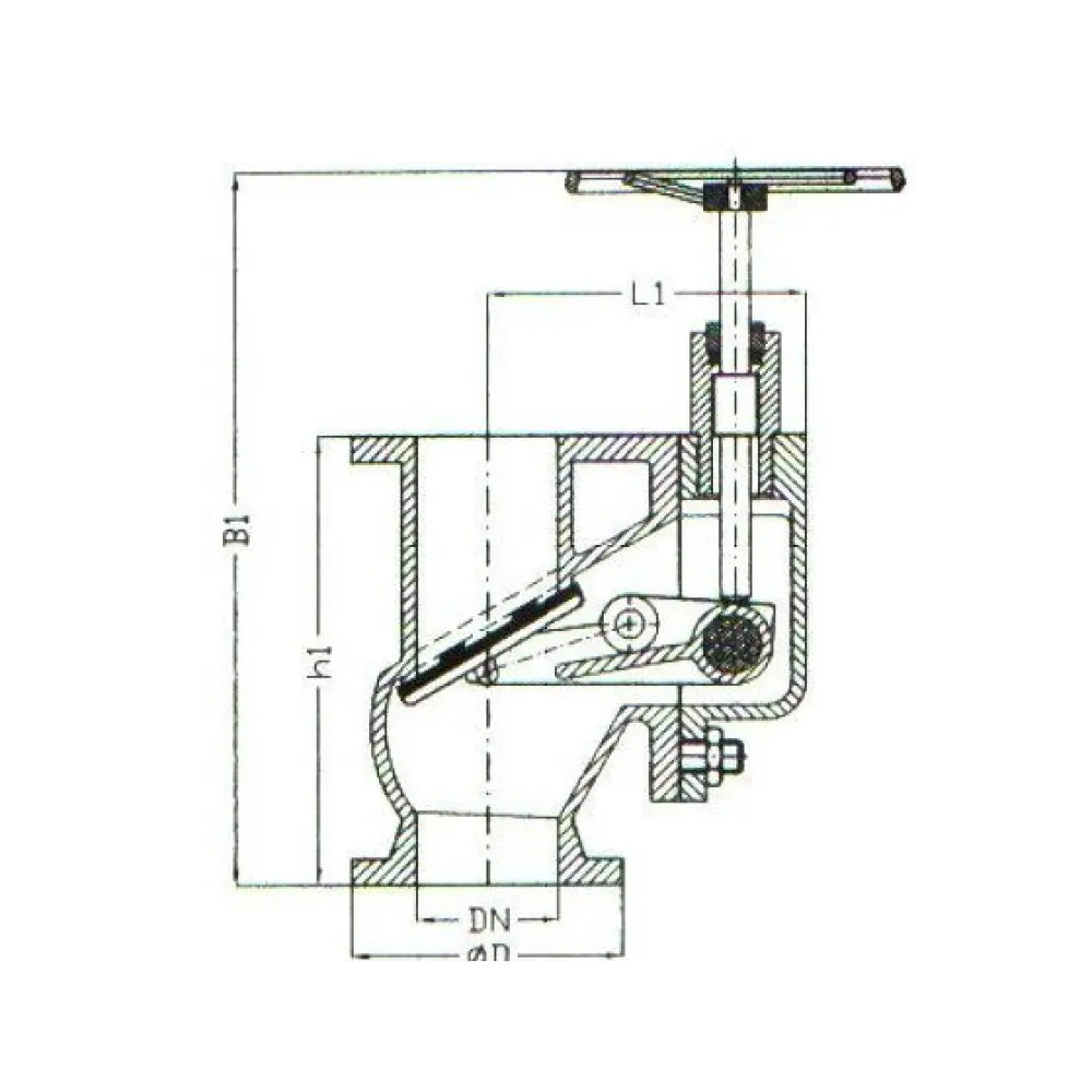 захлопка штормовая DN 50 PN 4