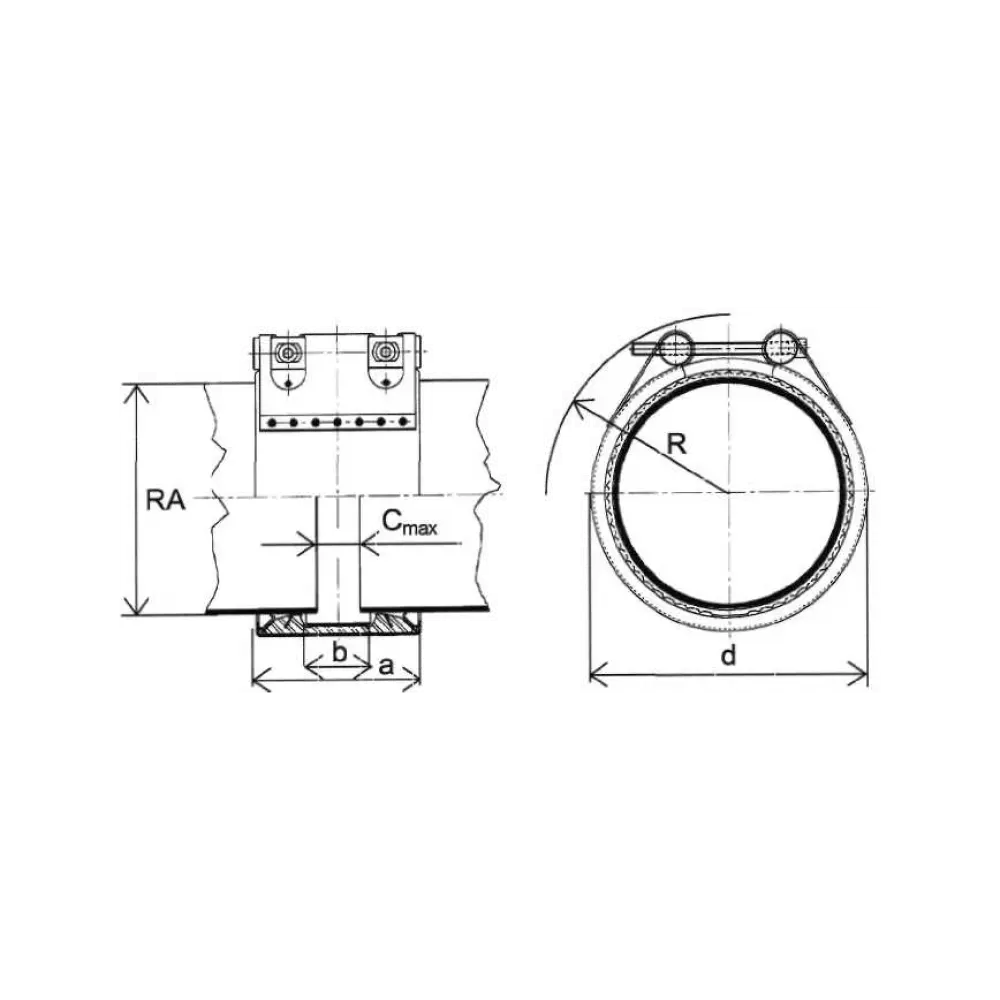 муфта трубная RA 35.0 PN 16