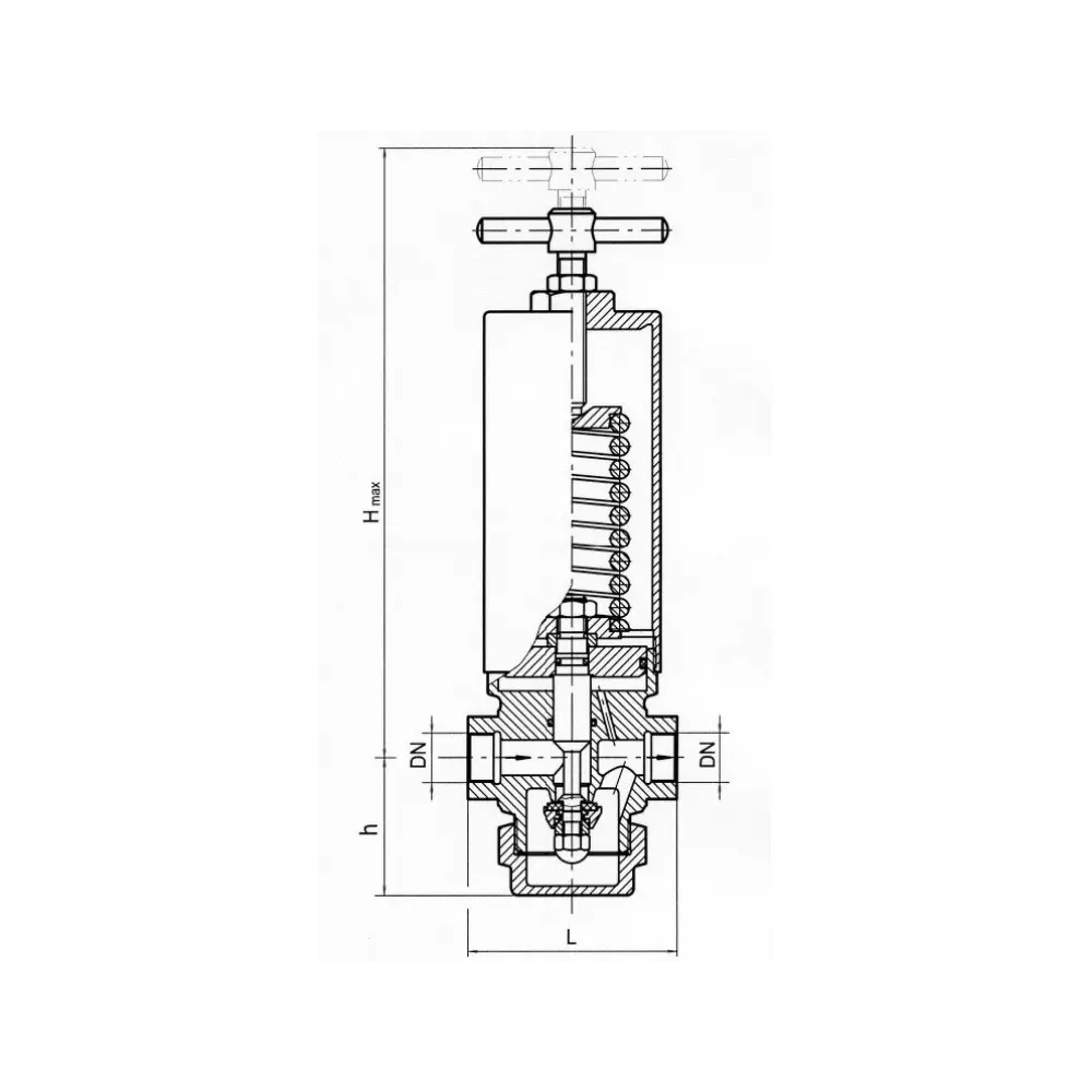 клапан редукционный муфтовый DN G 1