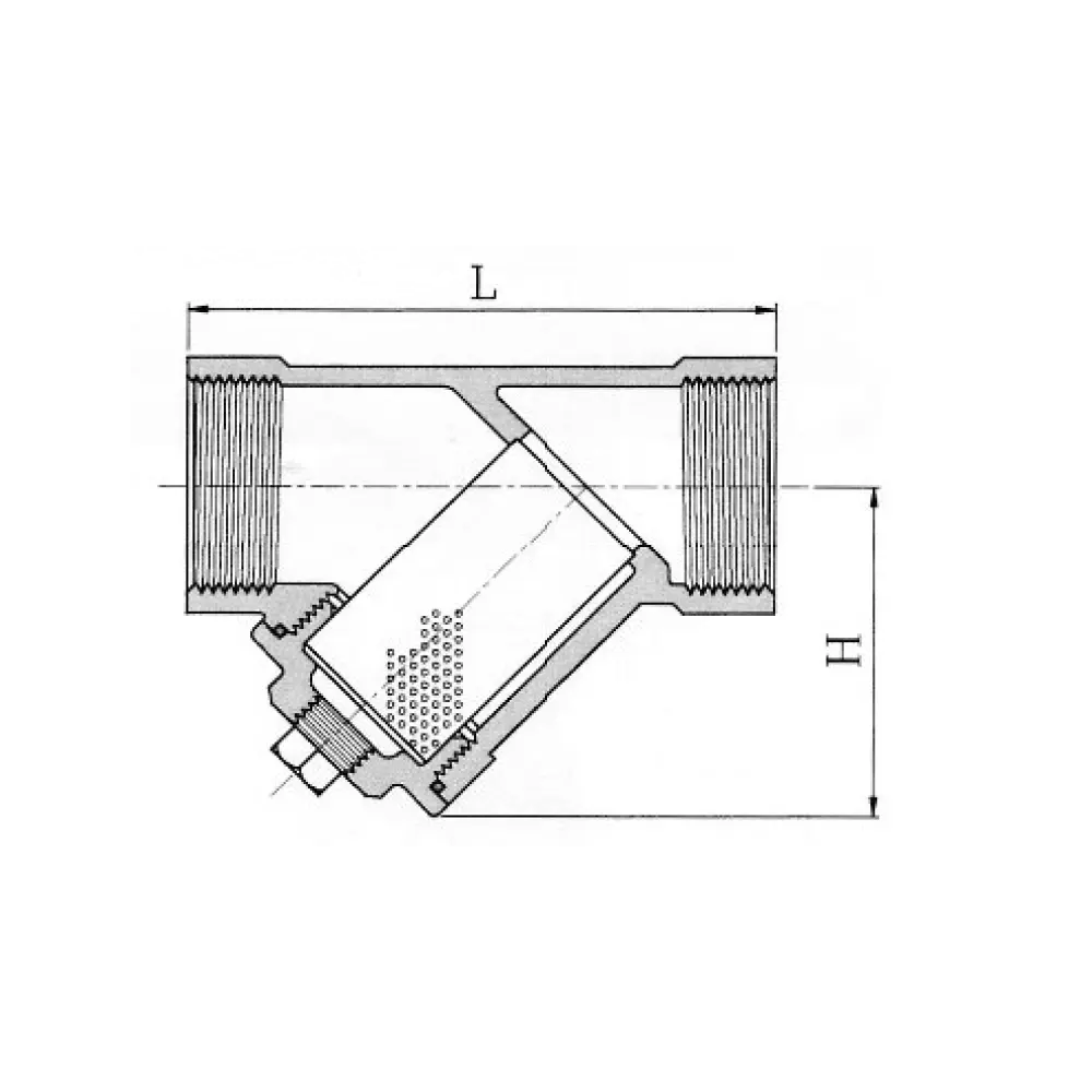 фильтр муфтовый типа Y DN G 2 PN 40