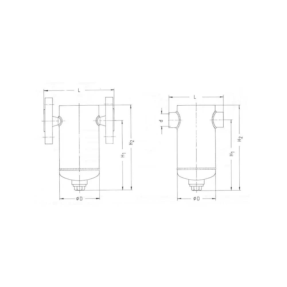 масло-водоотделитель фланцевый DN 65 PN 30
