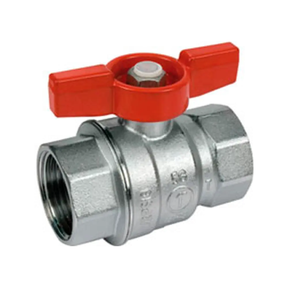 кран шаровый полнопроходной с ручкой - бабочкой DN 20 PN 35