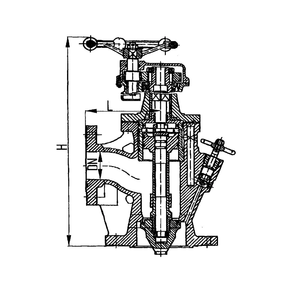 кингстон бортовый фланцевый DN 80 PN 100