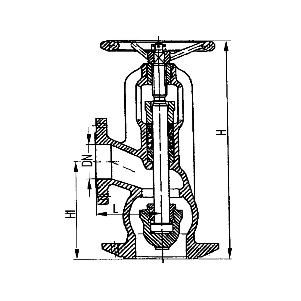 кингстон бортовый фланцевый сальниковый DN 125 PN 30