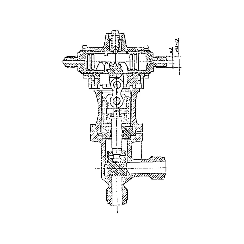 клапан штуцерный с гидроприводом DN 25 PN 16