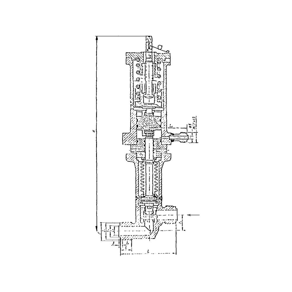 клапан штуцерный проходной сильфонный с сервоприводом DN 32 PN 36