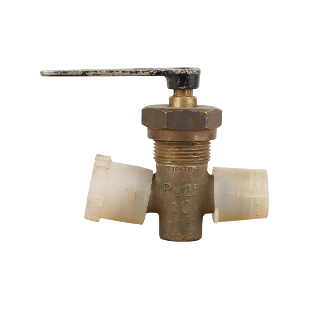 кран конусный штуцерный проходной DN 10 PN 25