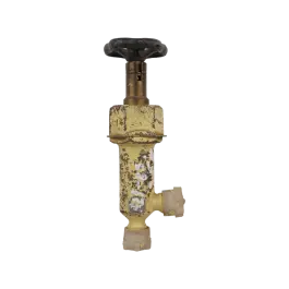 Фото товара клапан запорный штуцерный проходной бессальниковый с герметизацией DN 10 PN 64 вид спереди