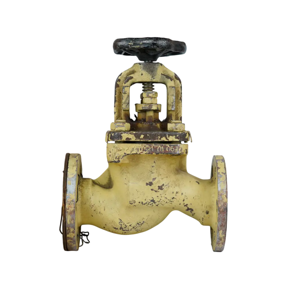 клапан запорный фланцевый проходной сальниковый стальной DN 40 PN 20