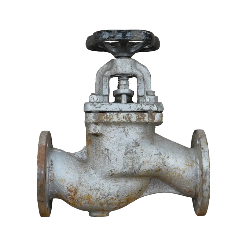 клапан запорный фланцевый проходной сальниковый стальной DN 65 PN 10