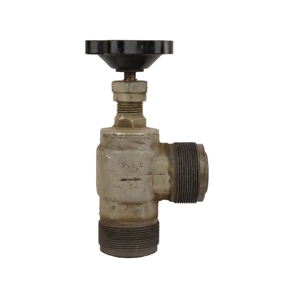 клапан запорный штуцерный угловой DN 32 PN 25