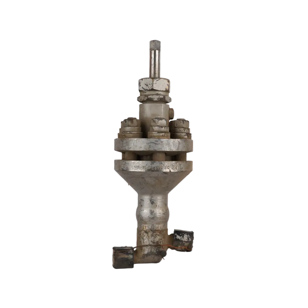 клапан запорный штуцерный проходной из нержавеющей стали DN 10 PN 200