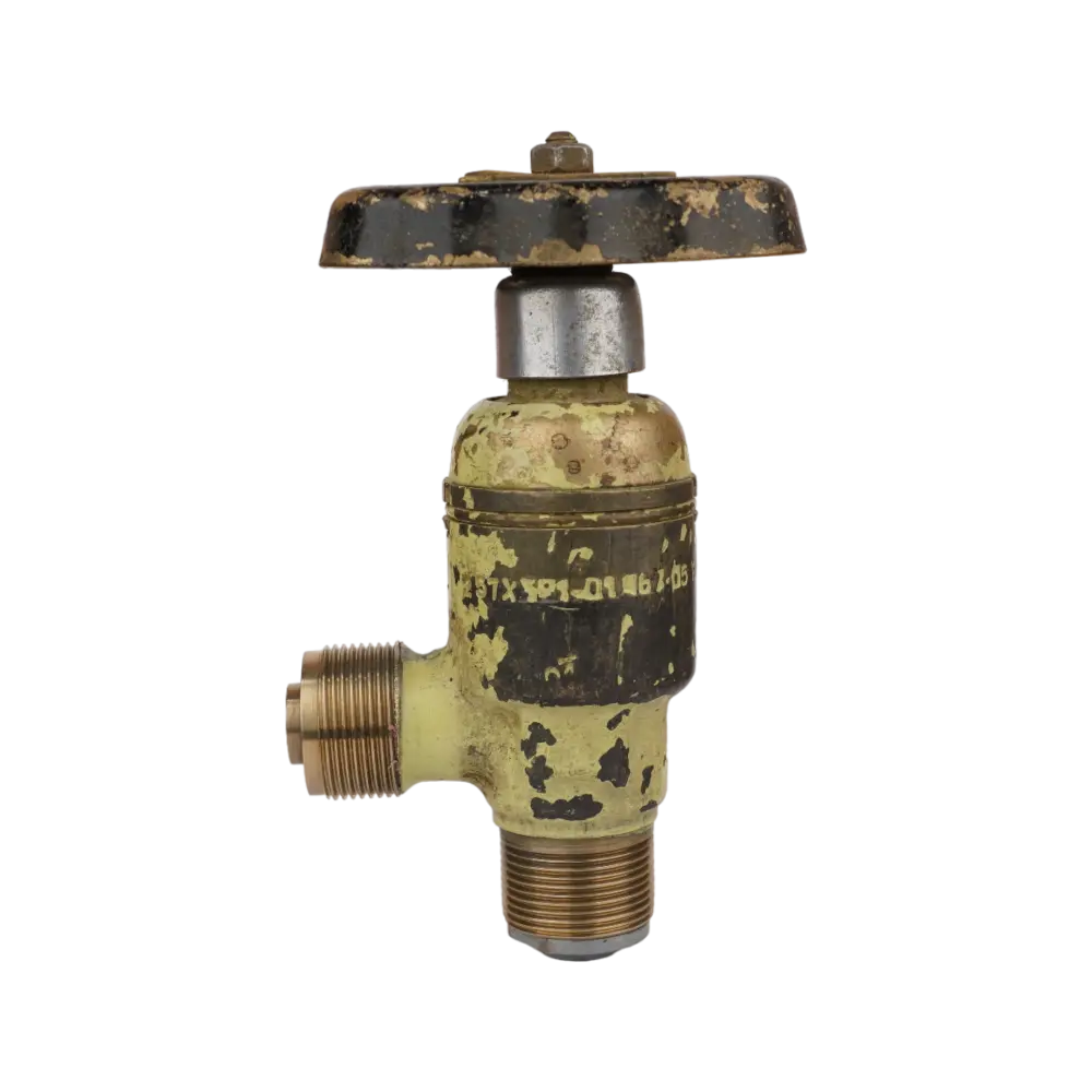 клапан запорный штуцерный угловой бронзовый DN 10 PN 100