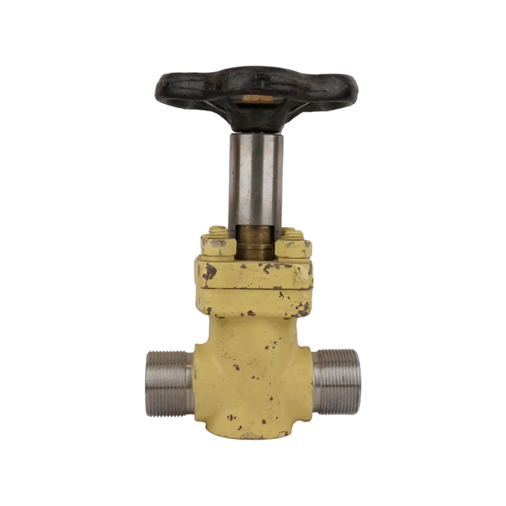 клапан запорный штуцерный проходной из нержавеющей стали DN 10 PN 400