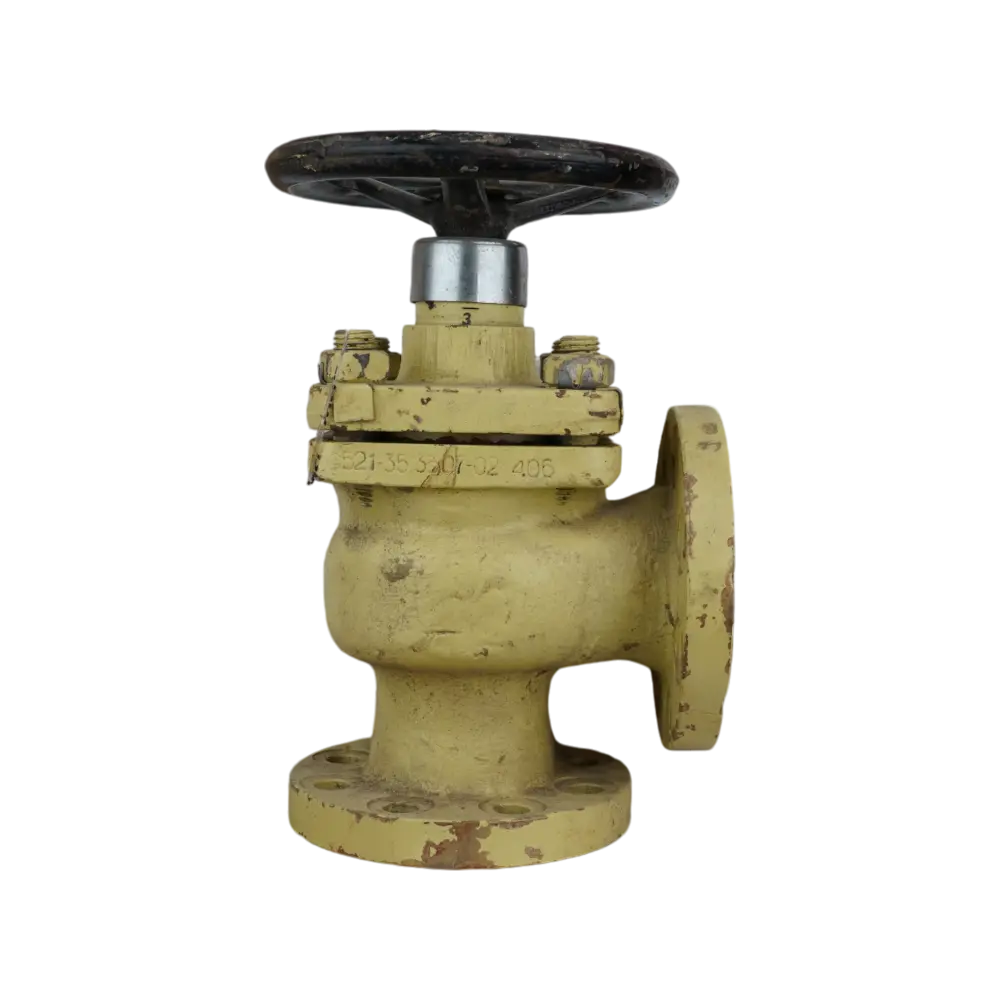 клапан запорный фланцевый угловой DN 65 PN 40