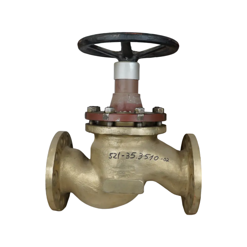 клапан запорный фланцевый проходной DN 100 PN 40