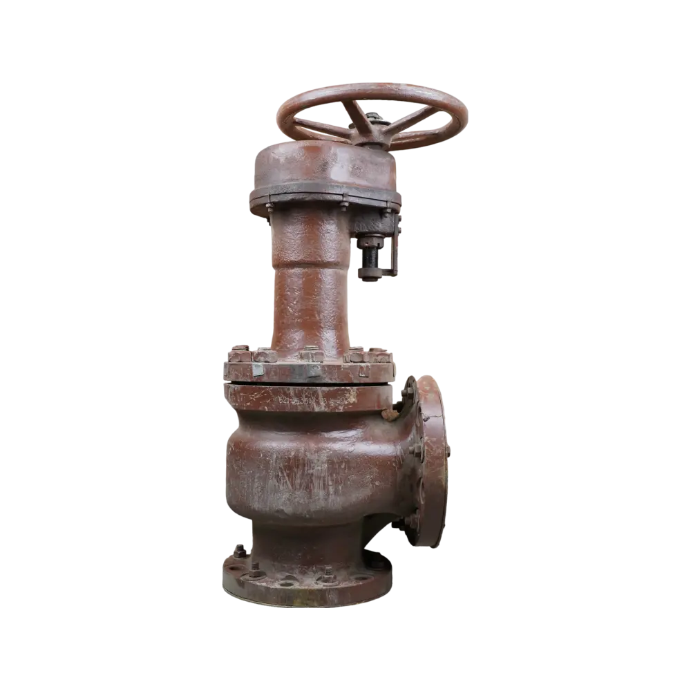 клапан запорный фланцевый угловой DN 150 PN