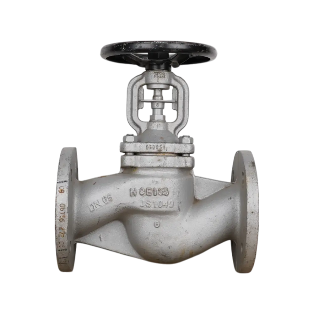 клапан запорный фланцевый проходной сильфонный импортный DN 65 PN 16