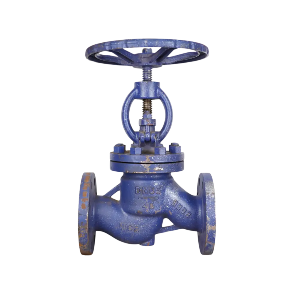 клапан запорный фланцевый проходной WCB импортный DN 65 PN 40